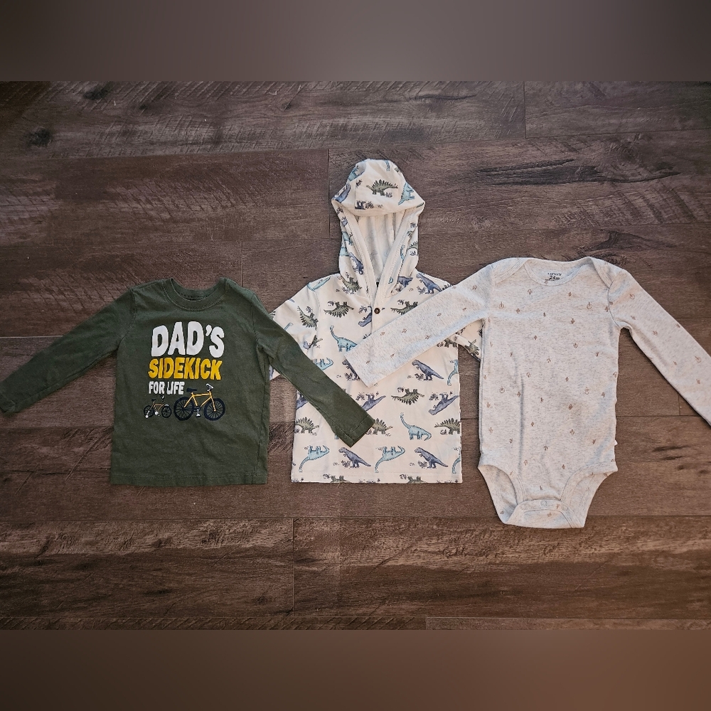 Toddler Boys Fall/Winter Tops Bundle - 24 Months (12 Pieces) - Picture 2 of 5